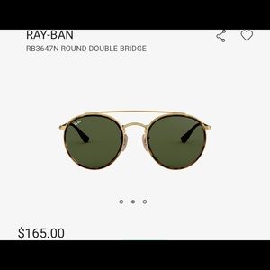 Ray-Ban Unisex Double Bridge Sunglasses